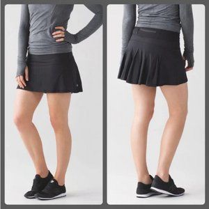 LULULEMON Black Circuit Breaker Tennis Skort Skirt II Size 8